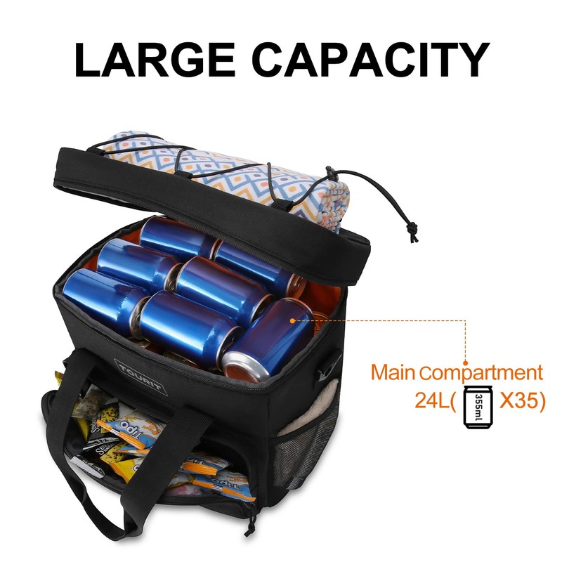 TOURIT Insulated Cooler Bag 35-Can 24L Portable Soft Lunch Cooler