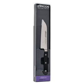 Arcos 256900 Serie Clasica - Santoku Messer Messer Asiatischer Art- Klinge aus Nitrum geschmiedetem Edelstahl 140 mm - HandGriff Polyoxymethylen (POM) Farbe Schwarz