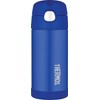 Thermos Stainless Steel Funtainer Straw Bottle, 355 ml - Blue