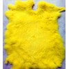 Natural Tanned Rabbit Skin Fur Hide (10" by 12" Rabbit