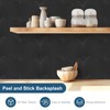 Yipscazo Herringbone Peel and Stick Backsplash for Kitchen Wall, Sample