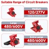 TOKCKYBL Circuit Breaker Lockout Kit,12-Pack - OSHA Compliant Lockout Tagout