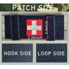 4 PCS Reflective Red White Cross Medical Patch First Aid