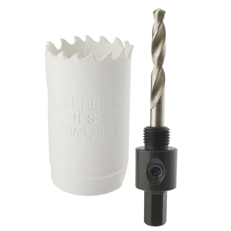29mm HSS Hole Saw Holesaw Bi-Metal Blade Cutter Drill And