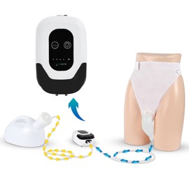 2025 Upgrade Female Electric Urinal - Automatic Start-Stop Dispenser, 2000ML Capacity with 6.5 ft Catheter, Bed Rest Anti-Leakage Design, Easy-to-Clean, Unisex, with Lid Funnel