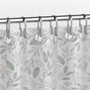 Chrome Shower Curtain Hooks Rings，Double Sided Shower Curtain Hooks Rust