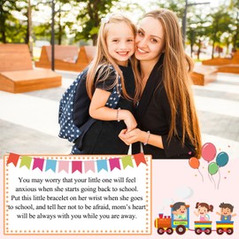 UPROMI First Day of First 1st Grade Bracelet, Back to School Gifts Stuff Mommy and Me Mom Mother Daughter Bracelets