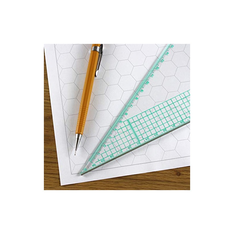 A4 Hexagon Graph Paper 20mm 2cm - 30 Loose-Leaf Sheets