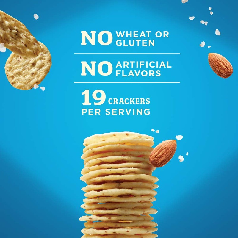 Blue Diamond Almonds Nut-Thins Gluten Free Cracker Crisps, Hint Of