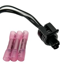 ICP EBP Repair Connector Harness Pigtail, 3-Way, 5C3Z12224A Fits 94-03 7.3L ICP/EBP (All Models); 03-07 6.0L ICP/EBP (F-Series); 03-10 6.0L ICP/EBP (E-Series); 07-10 6.4L EBP; 10-15 6.7L EBP