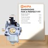 Hipa Carburetor Kit for Harbor Freight Predator 4375 Champio-n 3000