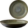 Minoru Pottery Mino Ware Kiln Damaged Sendan 225 Deep Plate,