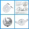 RV Dual Propane Tank Mounting Rack with Locking Device for