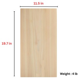 Kitchen Essential XXL Hinoki Cypress 1-Inch Thick Reversible Serving Tray, Charcuterie Platter, Butcher Block, Cutting Board, Artisan Handmade One Solid Piece, Made in Korea (19.7"X11.5", XXL)