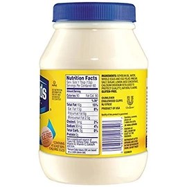 Hellmann's Real Mayonnaise Gluten Free 30 Oz, Pack Of 3.