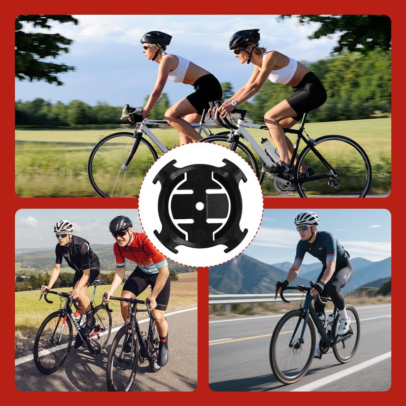 2 Pcs Quarter-turn Bike Mount Compatible with Garmin Multiple GPS
