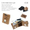 Q-Slim Wallet, Buffalo Leather Brown, rfid wallet