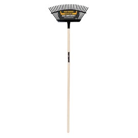 True Temper 1789200 Steel Tine Lawn Rake, 18-Inch, Multi