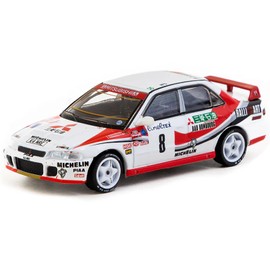 Lancer Evolution RHD (Right Hand Drive) #8 Kenneth Eriksson - Staffan Parmander Rallye Monte Carlo (1993) "Global64 Series 1/64 Diecast Model by Tarmac Works T64G-048-93MCR08