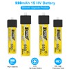 4pcs BT2.0 550mAh 1S Battery 3.8V 95C FPV Lipo Battery