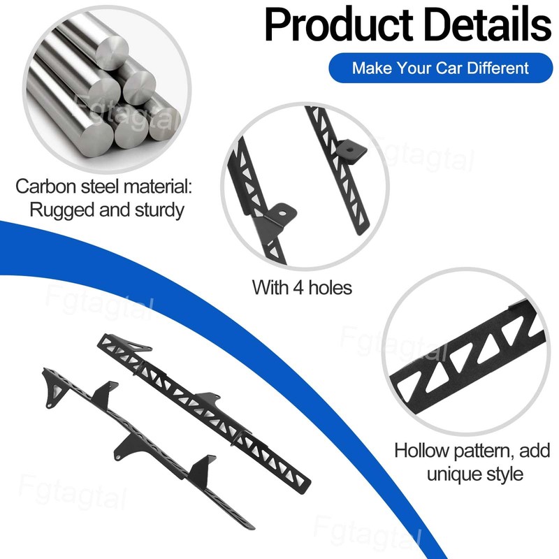 Car Windshield Light Mount Bracket Compatible with Hummer H2 2003-2009,