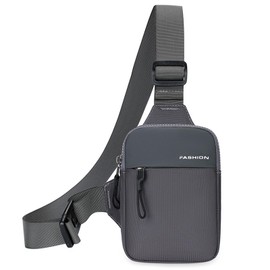 Mini Sling Bag Men Small Crossbody Bag Women Fanny Packs Casual Phone Chest Bag Waterproof Slim Personal Pocket Bag Backpack for Travel Hiking