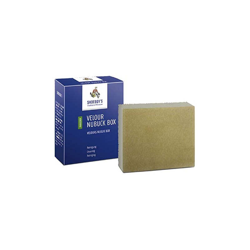 Shoeboys Velour Nubuck Box - The Versatile Cleaning Rubber for