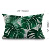 BGBDEIA Tropical Leaf Cushion Cover Beautiful Green Tropical Palm Tree
