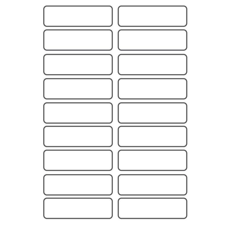 Avery Spain ETVET36-UK. Iron-On Clothing Labels 45x13mm 36 Labels per