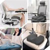 Cojin Ortepedico de Memory Foam para Asientos con Base Antideslizante,