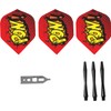 Viper Comix Steel Tip Darts: POW (Red), 22 Grams