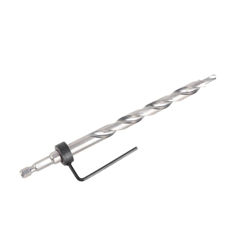 3/8" Step Drill Bit Hex Shank With Adjustable Depth Stop