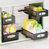 Under Sink Organizer, 1 Packs 2 Tier Under Sink Organizers