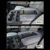 SecosAutoparts Dark Gray Center Console Lid Armrest Cover Leather Replacement