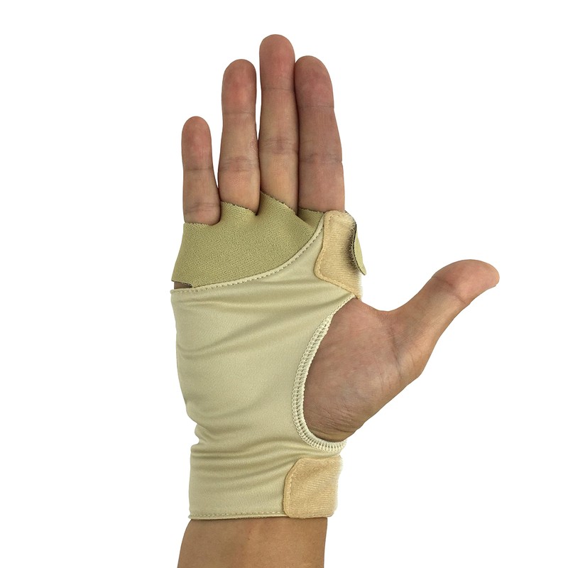 「ゆびサポくん」 1本ずつ指を固定できる手袋型サポーター（1枚） ウインセス (M（右手用）)