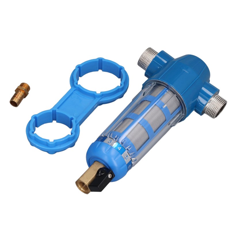 G3/4 External Thread Backwash Filter Sediment Pipe Filter Water Purification