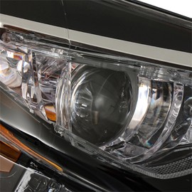 Silscvtt Headlights Assembly Driver and Passenger Side Compatible Replacement for 2017-2019 Toyota Corolla CE/L/LE/LE ECO OE Style