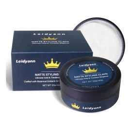Arcilla Capilar Para Hombres, Crema Y Pomada Natural De Fija