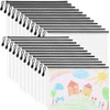 25pcs Mesh Zipper Pouch, A4 Zipper File Bags Document Bags