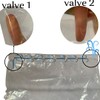 8 Space Saver Bags, No Vacuum Needed, Roll-Up Compression Packing,