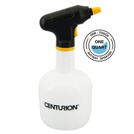 Centurion 1575 Portable Quart Battery Sprayer, Lightweight Water Mister Spray Bottle with One Touch Spraying & 360º Adjustable Nozzle for Plant Moisturizing & Misting, Indoor/Outdoor Lawn & Gardening