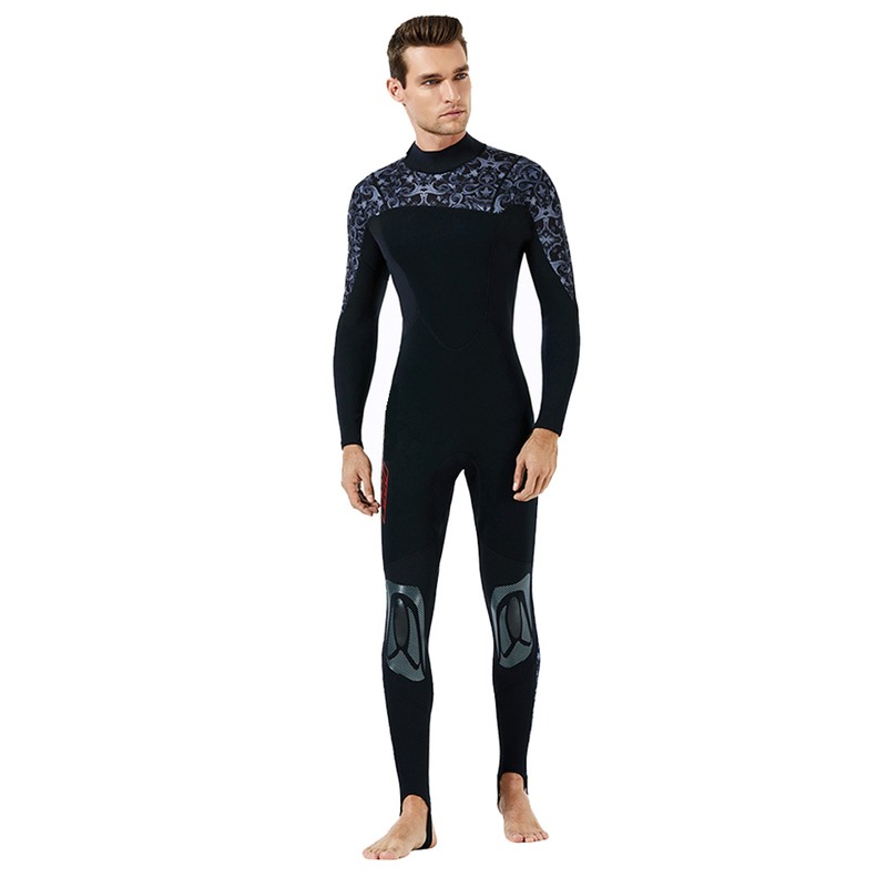 3MM Diving One Piece Swimsuit Long Sleeve Equipment for Snorkeling