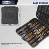 PLATINUMEDGE 140PC Multi-Purpose Drill Bits Set, 88PC Titanium Twist Drill