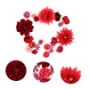 Healeved 21pcs Bohemian Flower Hair Clips for Dual Use Artificial