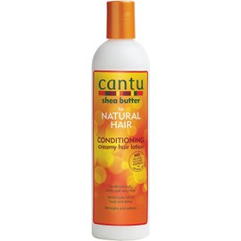 Cantu manteca de karité para cabello natural acondicionador cremoso loción para el cabello, 12 onzas