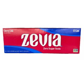 Zevia Cherry Cola Soda Pop 12 pack
