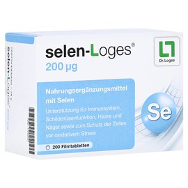 selen-Loges® 200 µg - 200 Film-Coated Tablets - Dietary Supplement with Selenium