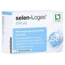 selen-Loges® 200 µg - 200 Film-Coated Tablets - Dietary Supplement with Selenium