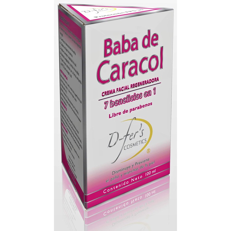 D - Fers Cosmetics Crema Facial Regeneradora, Baba de Caracol
