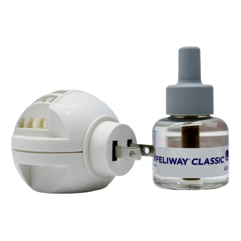 Feliway Classic Difusor Y Repuesto 48 Ml Para Gatos